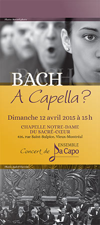 Affiche du concert du 12 avril 2015