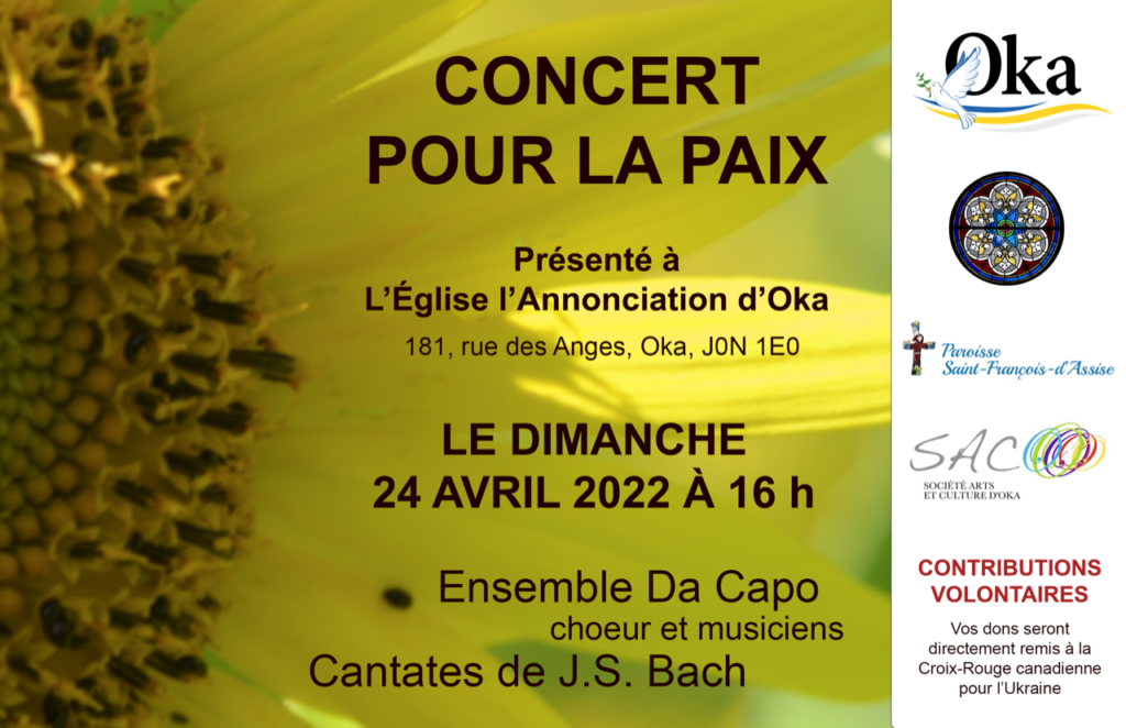 Concert pour la paix - OKA